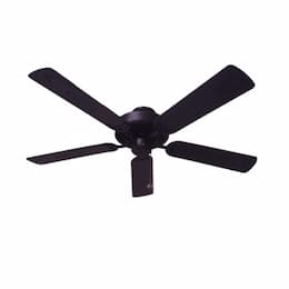 52-in Gasten Patio Fan, 6-Speed, 5-Blade, 4958 CFM, Matte Black