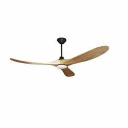 60-in Light Maple Blades for Malibu Ceiling Fan, 3-Blades