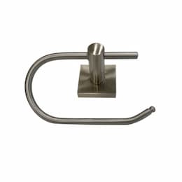 Euro Paper Holder, Square, Satin Nickel