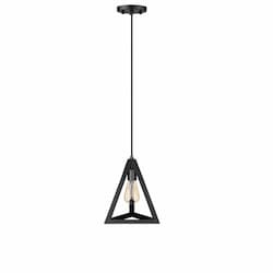 Astra Triangle Pendant Light, 1-Light, Matte Black