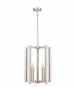 60W Samara Pendant Light, 5 Light, Brushed Nickel