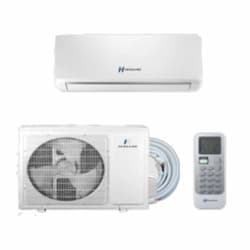 12000 BTU/H Ductless Mini Split A/C Heat Pump System, 5A, 208V-230V