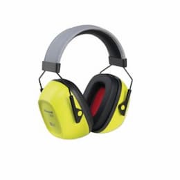 Howard Leight VeriShield 130 Series Passive Earmuffs, 30 NRR, Hi-Viz Yellow