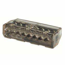 8-Port In-Sure Push-In Wire Connector, 12 AWG, Black, Jar of 2,000