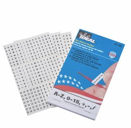Assorted A-Z, 0-15 Wire Marker Booklet, Pack of 10