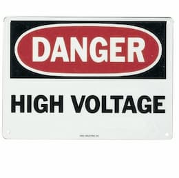 Saftey Sign, "Danger High Voltage", Adhesive