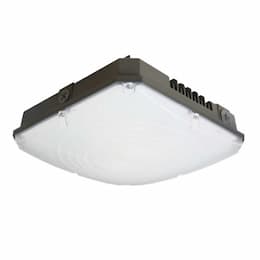 40W LED Canopy Light, Diffuse Medium, 5090 lm, 347V-480V, 4000K