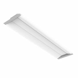 1x4 19W LED Volumetric Troffer, 2341 lm, 120V-277V, 4000K