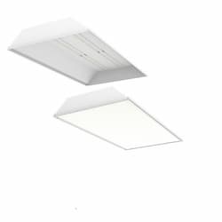 2X2 115W LED Recessed Grid Frame High Bay, 120V-277V, 3000K, Frosted