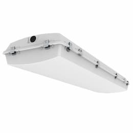 4-ft 79W LED Vapor Tight High Bay, 12593 lm, 120V-277V, 4000K, Frosted