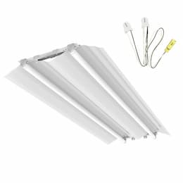 2x4 T8 LED Troffer Retrofit Kit, 2-Lamp, Aluminum Reflector, Unshunted