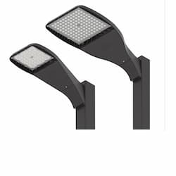 70W LED Flood Light w/ Wall Fixed Mount, T5S, 347V-480V, 3000K, Bronze