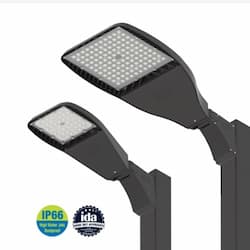 88.3W LED Flood Light w/ Adj Wall, Very Wide, 347V-480V, 5000K, Black