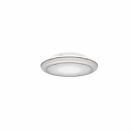 28W UFO Garage Fixture, 3245 lm, 120-277V, 3000K, EM Backup, Silver