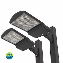 ILP Lighting Area Light w/ Wall Mount, Up to 21000 lm, T4, 347V-480V, 5000K, Bronze