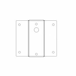 ILP Lighting Adjustable Wall Mount Bracket for VAS Series Area Light, Bronze