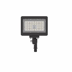 16W LED Flood Light w/Knuckle Mount, Medium, 120V-277V, Selectable CCT