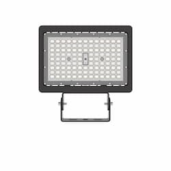 107W LED Flood Light w/Trunnion Mnt, Medium, 120V-277V, Selectable CCT