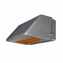 100W LED Full Cutoff Wall Pack, 2324 lm, 120V-277V, Amber