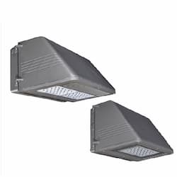 87W Wall Pack w/ 5W BB, Full Cut-Off, T2, 120V-277V, 3000K, Black