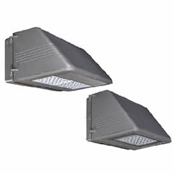 87W Wall Pack w/ 14W BBU, Full Cut-Off, T4, 120V-277V, 3000K, Bronze