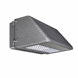 28W Large LED Wall Pack w/ 5W BBU, Full Cutoff, Type 3, 120V-277V, 40K