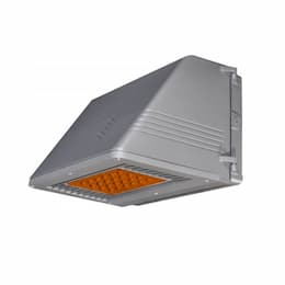 50W Full Cutoff Wall Pack, T4, 120V-277V, Amber