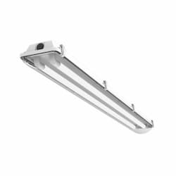 8-ft 72W LED Vapor Tight, Wide, 9647 lm, 120V-277V, 4000K, Clear