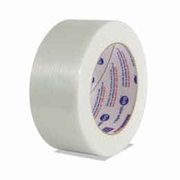 1-in X 180-ft Utility Grade Filament Tape, 100 lb/in Strength, Clear