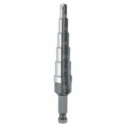 Irwin 3/16" - 1/2" Unibit Fractional Stepdrill