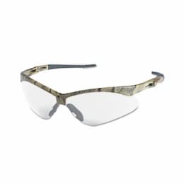 Safety Glasses w/ Clear Anti-Scratch/Anti-Fog Lens & Camouflage Frame