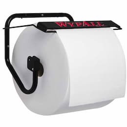 Black Metal Wall Mounted WypAll Jumbo Wiper Dispensers