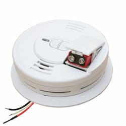 120V AC Hardwired Front-Load Smoke Alarm with Alkaline Battery Backup