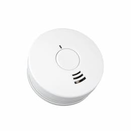 Micro Battery Powered Smoke Alarm w/ Hush, Ionization, 10 Yr Sealed