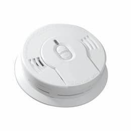 DC Sealed Lithium Battery Power Smoke Alarm w/Hush, 10 Yr Battery, Clamshell