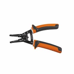 Insulated Wire Stripper/Cutter, Orange & Gray