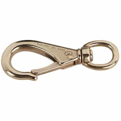 Bronze Spring Loaded Latch Swivel Snap Hooks