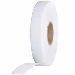 25-ft Hook and Loop Tape, Custom Length Cable Ties, White