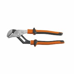 Insulated 10" Slim Pliers, Orange & Gray