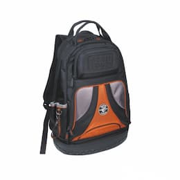 Black Tradesman Pro Organizer Backpack, 39 Pockets 