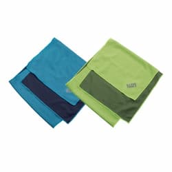 Mesh Cooling Towel, Blue/Lime