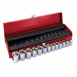 13-Piece 3/8-Inch Drive Metric Socket Wrench Set