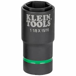 6 Point 2-in-1 Impact Socket, 1.13-in & 0.94-in