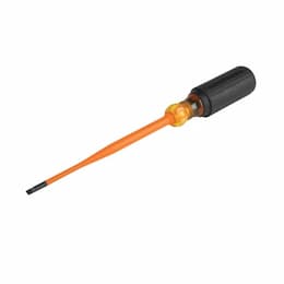 3/16-in Slim Tip Insulated Screwdriver, 6-in Shank, Round