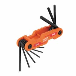 Compact Folding Hex Key Set, SAE