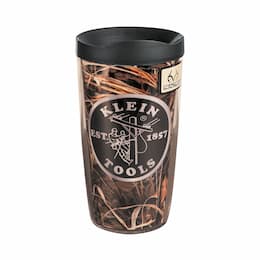 Klein Tools 16 oz Lineman Logo Tervis Tumbler, Camo Print