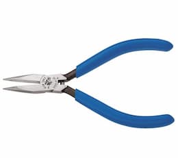 Klein Tools 4'' Midget Long-Nose Pliers - Slim Nose with Spring