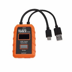 Klein Tools 20V USB Digital Meter, USB-A & USB-C