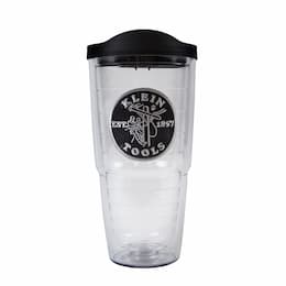 24 oz Lineman Logo Tervis Tumbler, Clear/Gray