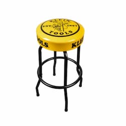 Klein Tools Counter Stool, Swivel Seat, Yellow